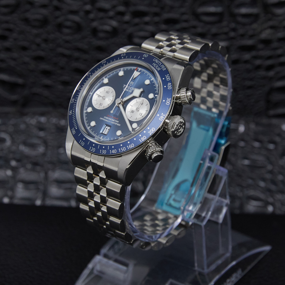 Tudor Black Bay Chrono Blue Dial on Bracelet Ref M79360B-0002 with Card 2025