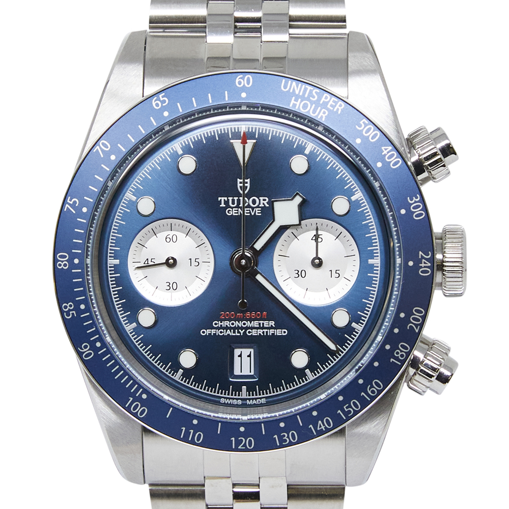 Tudor Black Bay Chrono Blue Dial on Bracelet Ref M79360B-0002 with Card 2025
