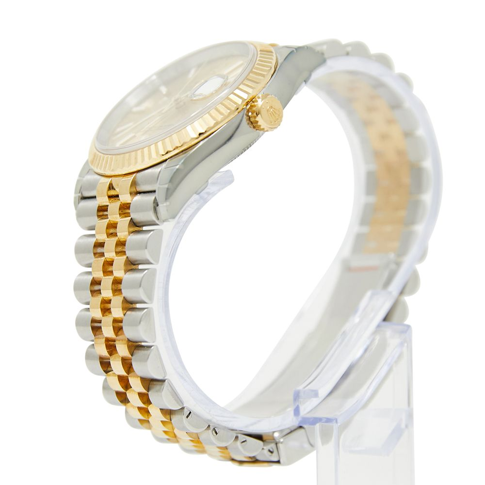 Rolex Datejust Champagne Index Dial on Jubilee Ref 126233 with New Style Card White 2020