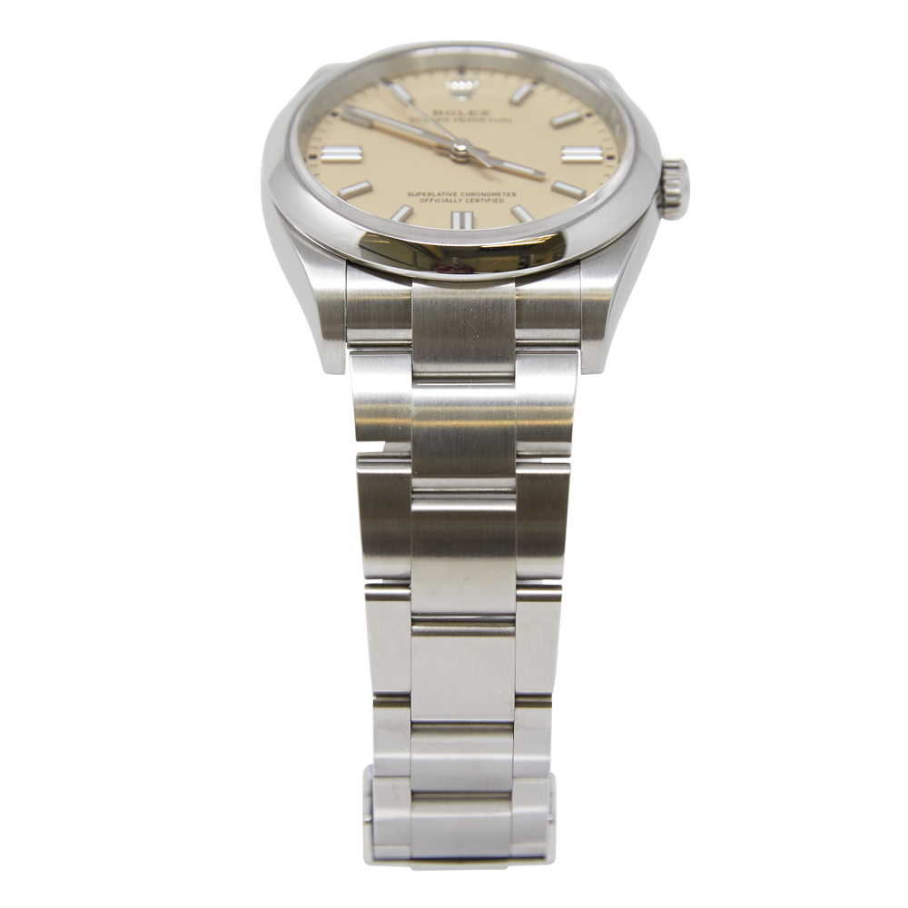 Rolex Oyster Perpetual 36 Beige Dial on Oyster Ref 126000 with New Style Card Green 2025