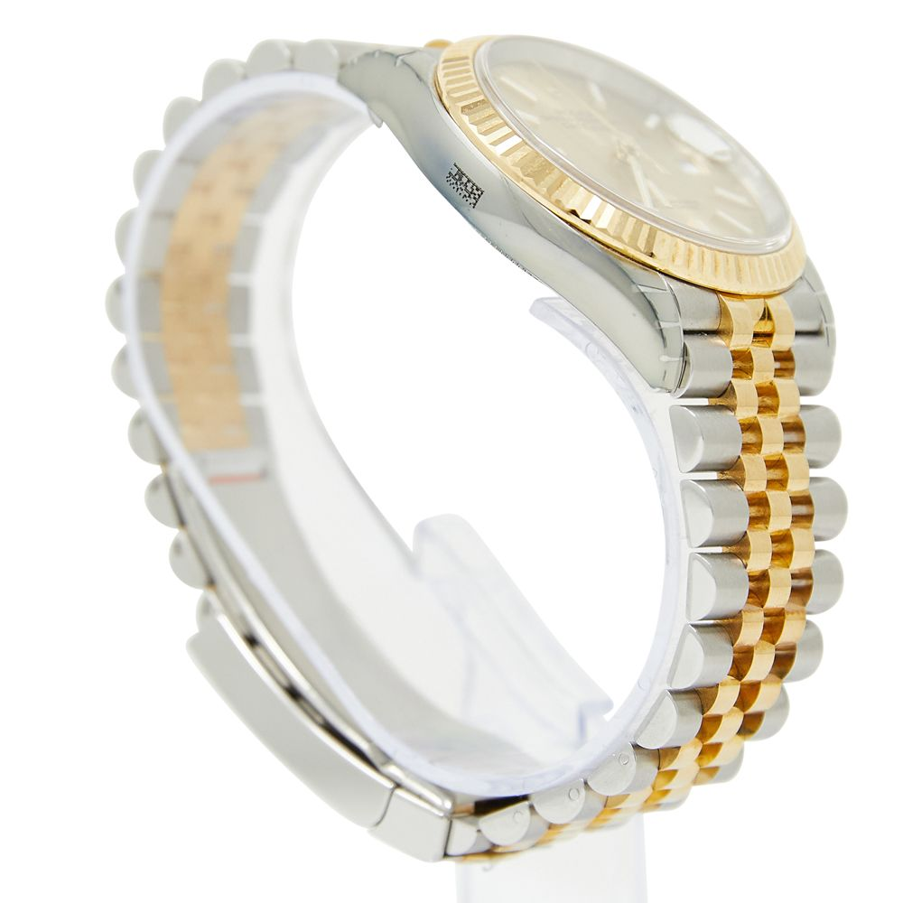 Rolex Datejust Champagne Index Dial on Jubilee Ref 126233 with New Style Card White 2020