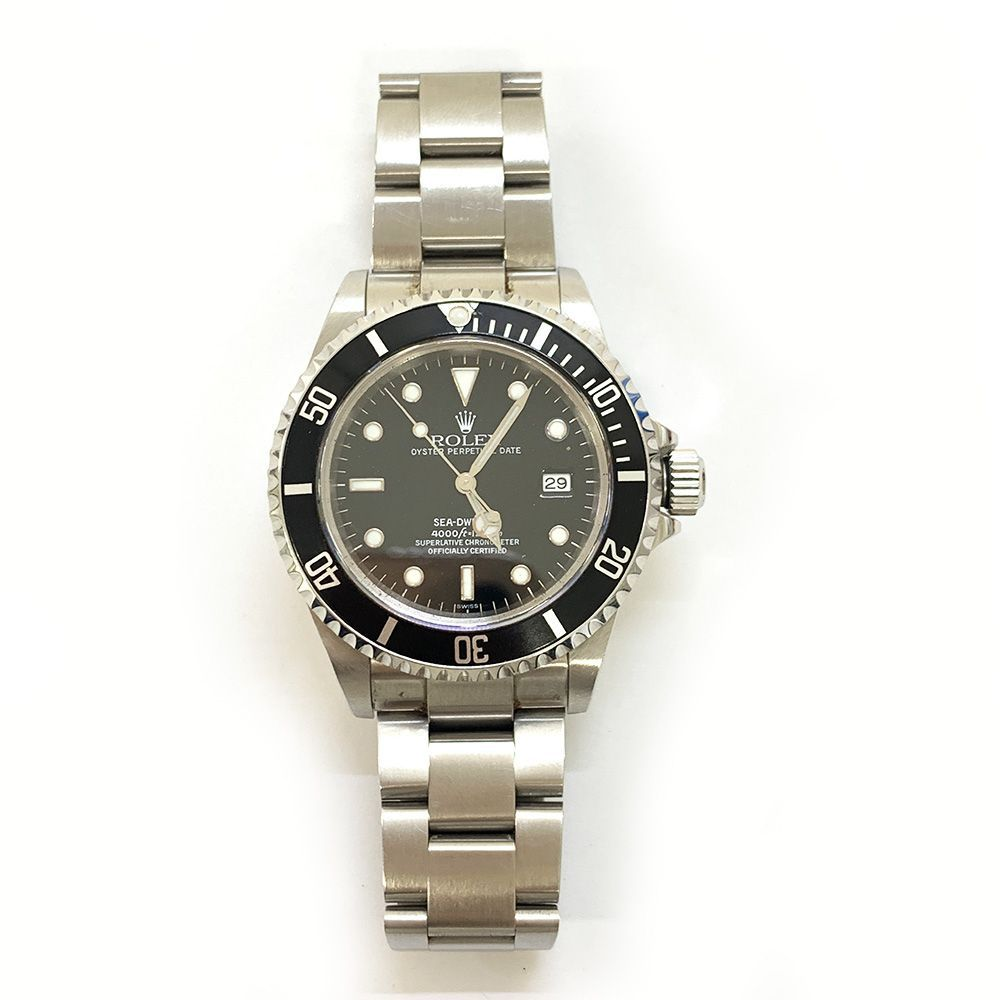 Rolex SeaDweller Black Dial on Oyster Ref 16600 with Papers 1999