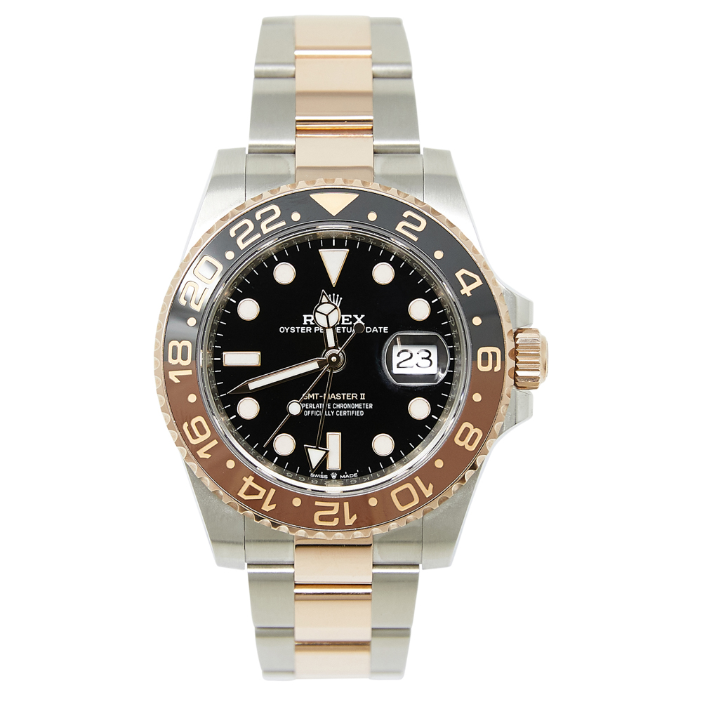 Rolex GMT-Master II Root Beer Black Dial on Oyster Ref 126711CHNR with New Style Card White 2023