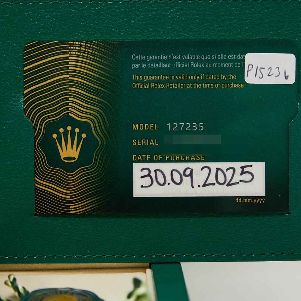 Rolex Land-Dweller 36 White Honeycomb Dial on Flat Jubilee Ref 127235