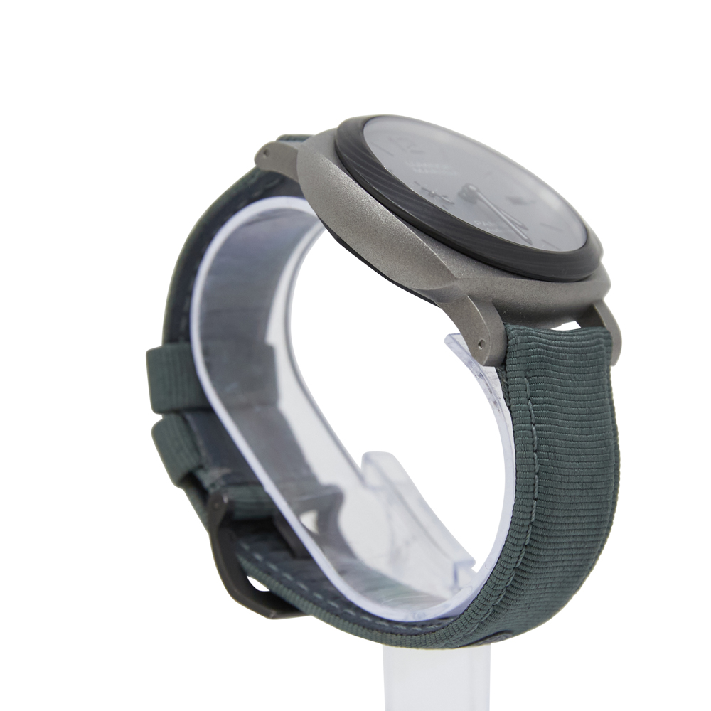 Panerai Luminor Marina TuttoGrigio Titanium Anthracite Dial on Grey Textile Strap Ref PAM01662 with Card