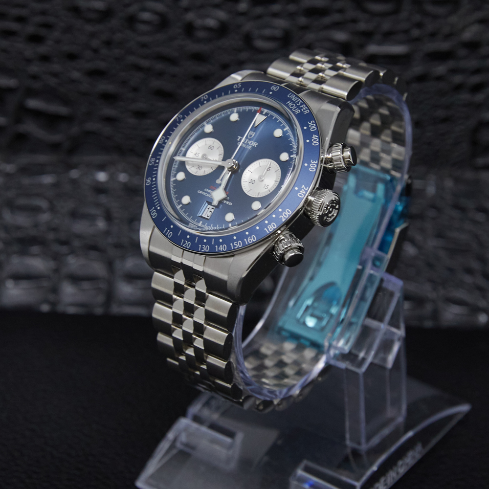 Tudor Black Bay Chrono Blue Dial on Bracelet Ref M79360B-0002 with Card 2025