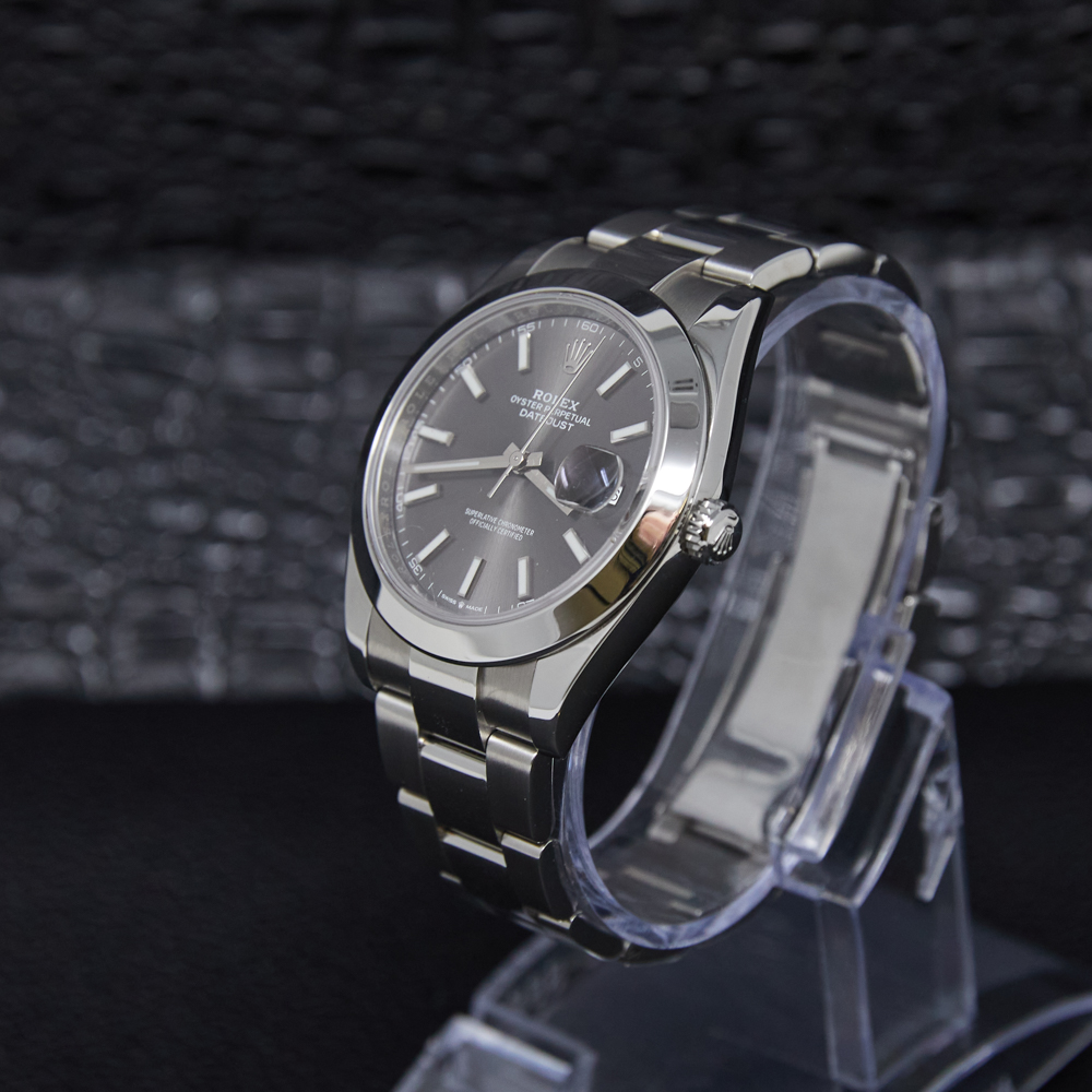 Rolex Datejust 41 Slate Dial on Oyster Ref 126300
