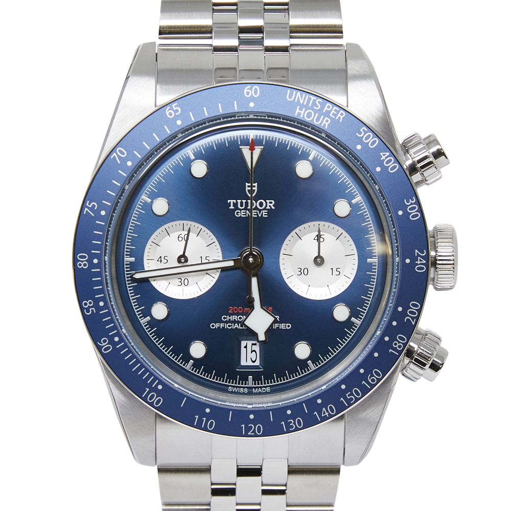 Tudor Black Bay Chrono Blue Dial on Bracelet Ref M79360B-0002 with Card 2025