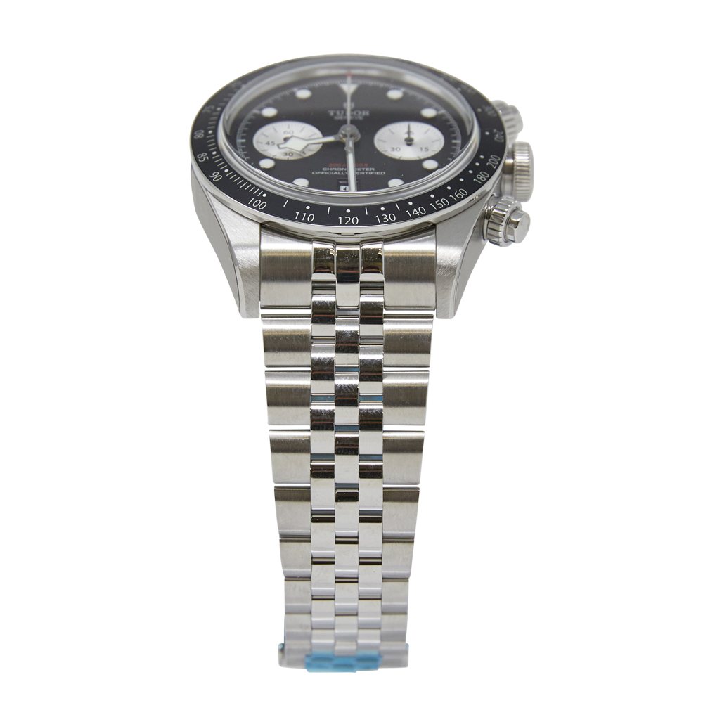 Tudor Black Bay Chrono Black And Silver Dial on Bracelet Ref M79360N-0013 with Card 2025
