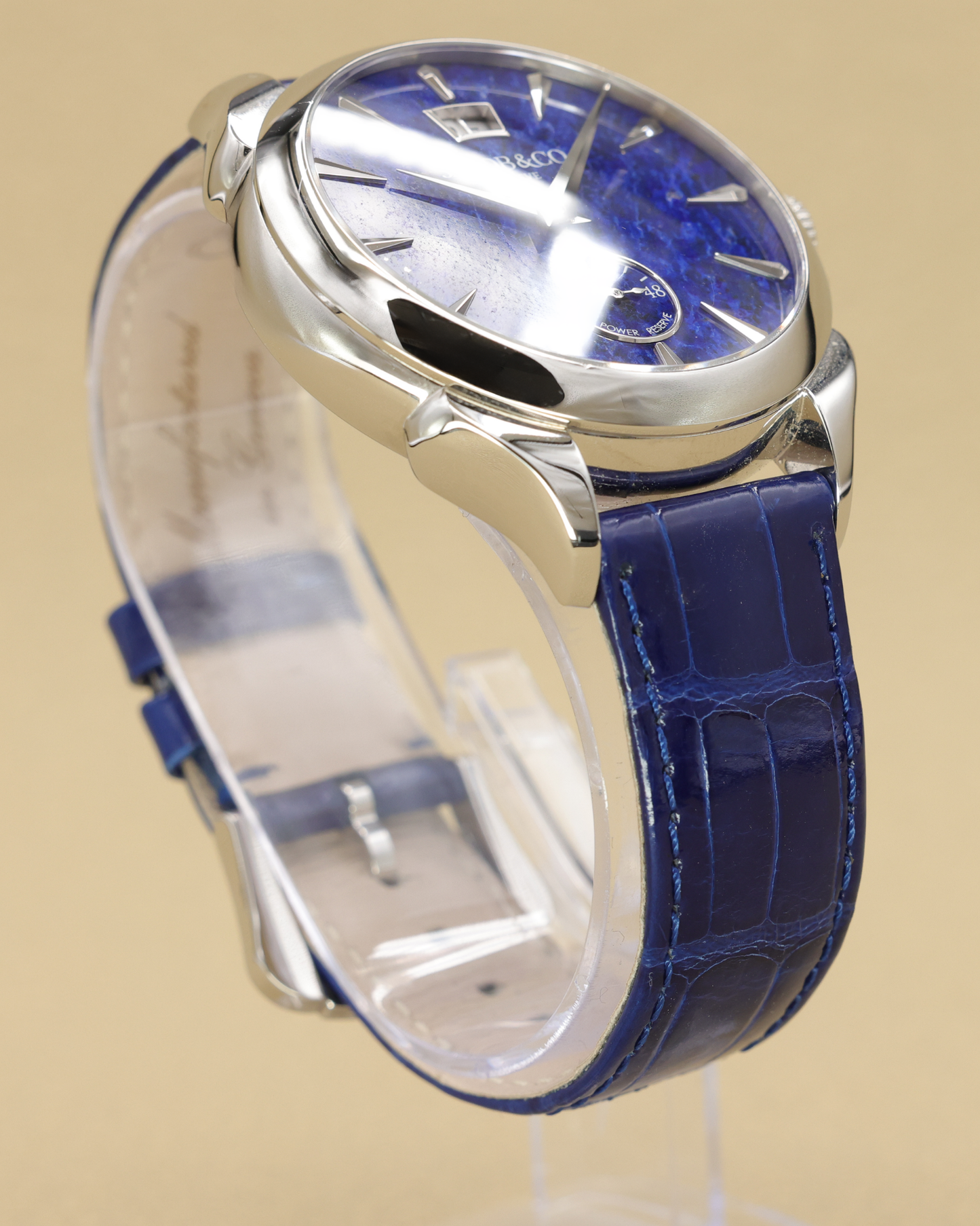 Jacob & Co. Palatial Lapis Lazuli Dial on Blue Alligator Leather Ref PC400.10.AA.AD.A