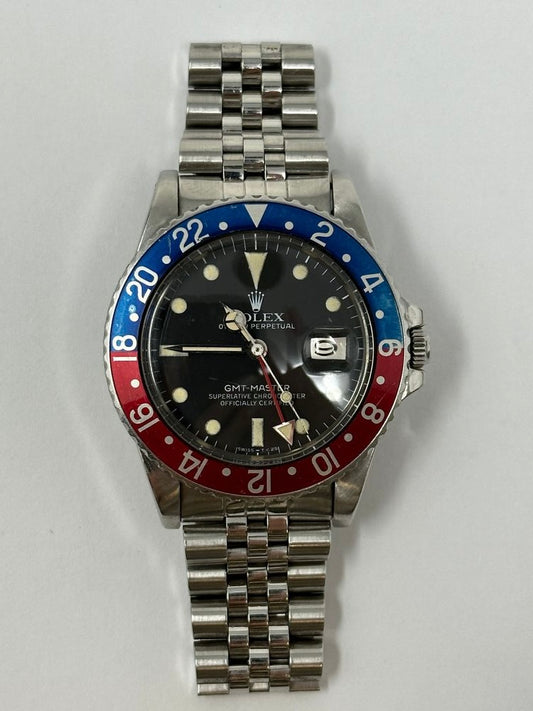 Rolex GMT-Master Vintage Black Dial on Jubilee Ref 16750