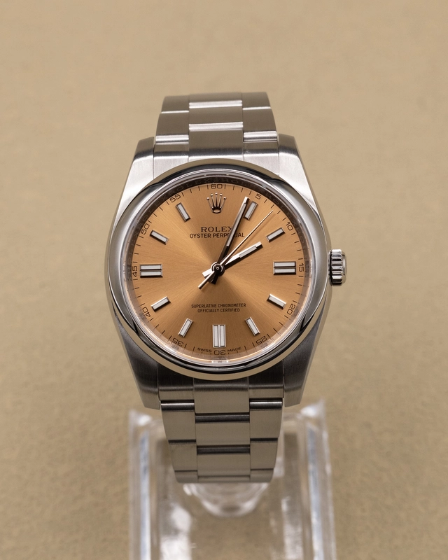Rolex Oyster Perpetual White Grape Dial on Oyster Ref. 116000