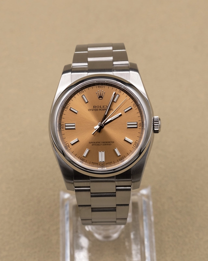 Rolex Oyster Perpetual White Grape Dial on Oyster Ref. 116000