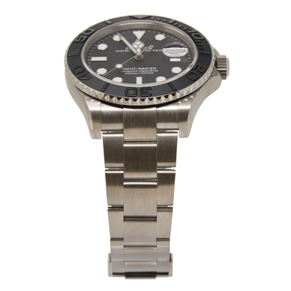 Rolex Rlx Titanium Yacht-Master 42 Black Dial on Oyster Ref 226627