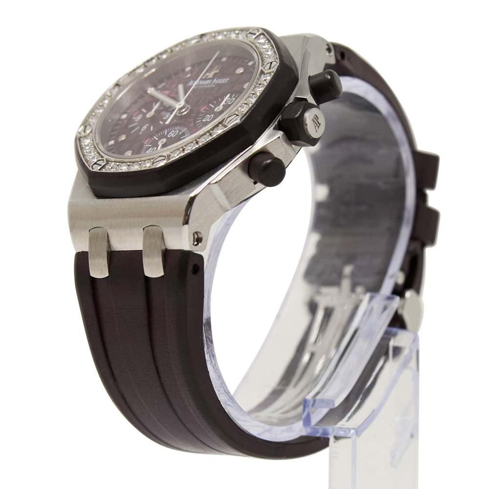 Audemars Piguet Offshore Self-Winding Chronograph Purple Dial on Rubber Ref 26048SK.ZZ.D066CA.01