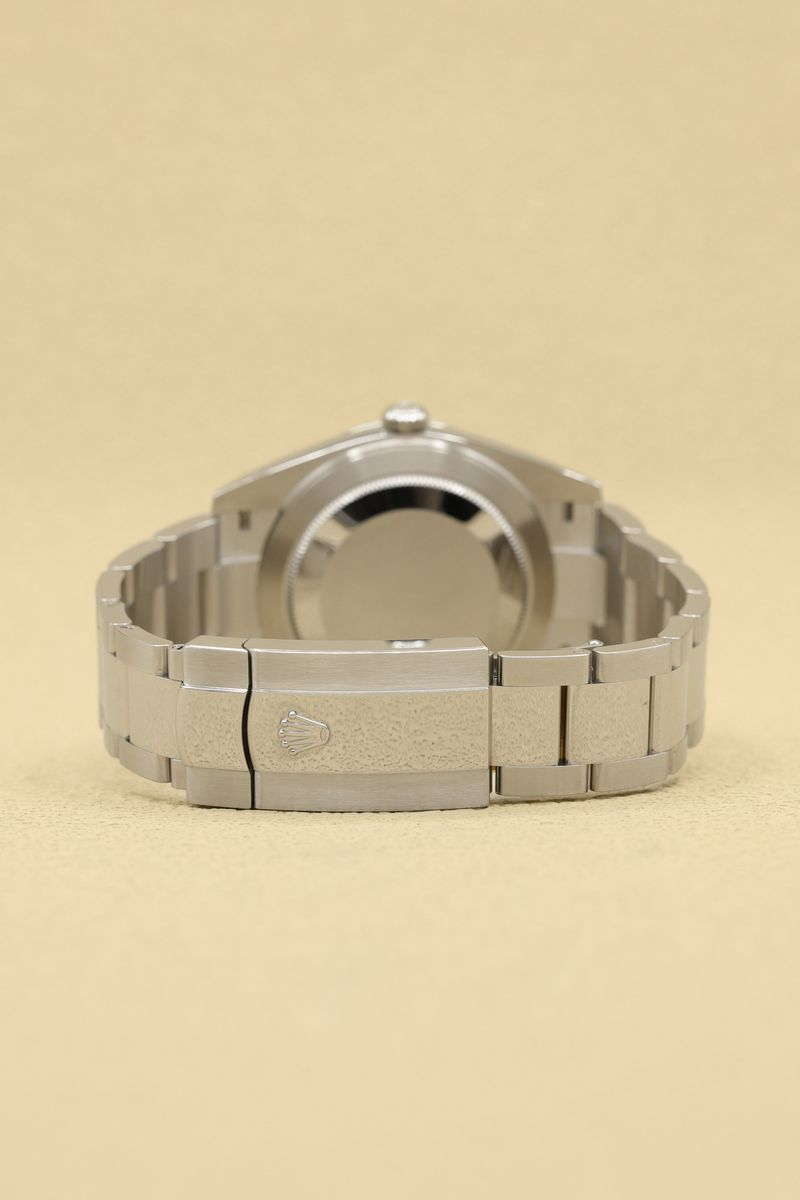 Rolex Datejust 41 Mint Green Index Dial on Oyster Ref 126300