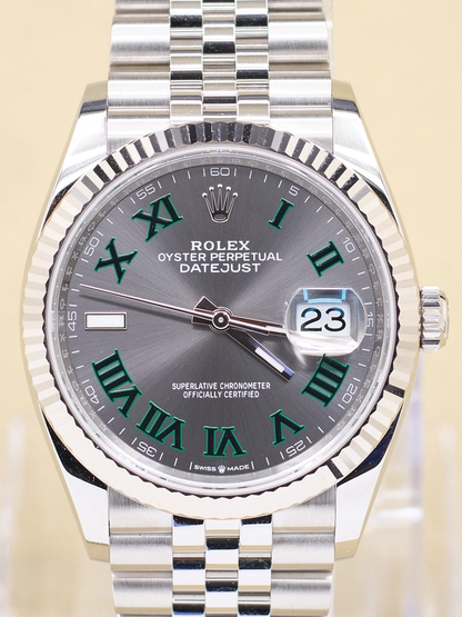 Rolex Datejust 36 Slate Roman Dial on Jubilee Ref 126234