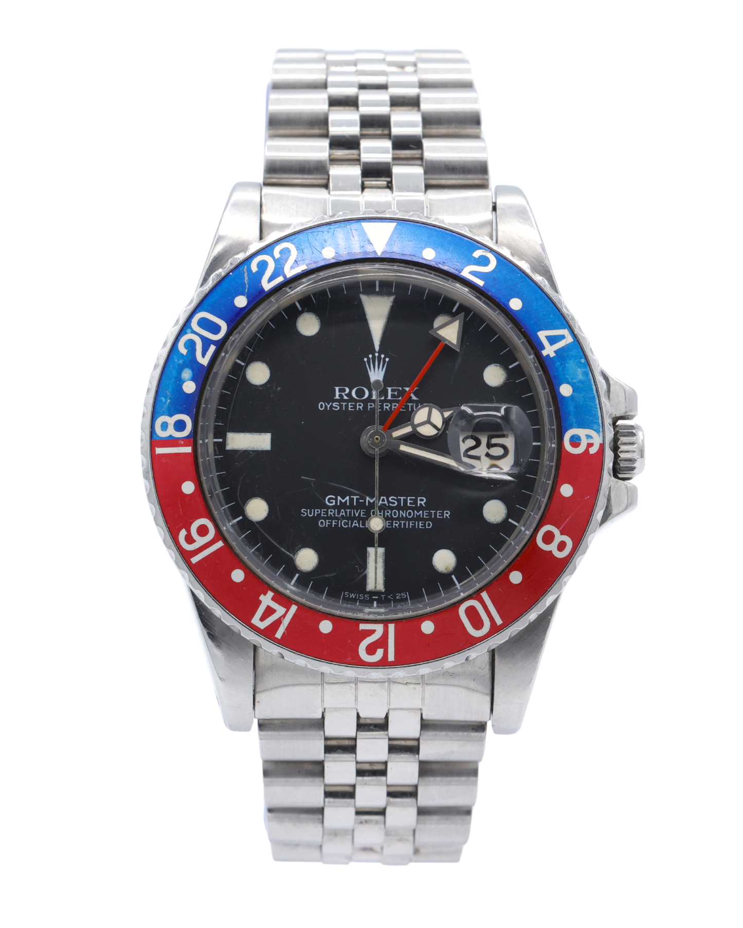 Rolex GMT-Master Vintage Black Dial on Jubilee Ref 16750