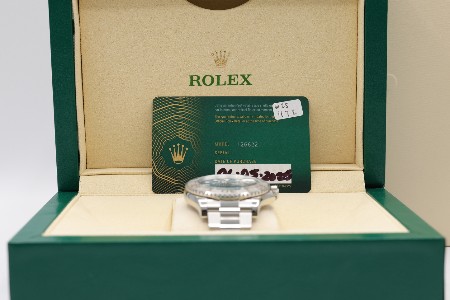 Rolex Yacht-Master Dark Rhodium Dial on Oyster Ref 126622