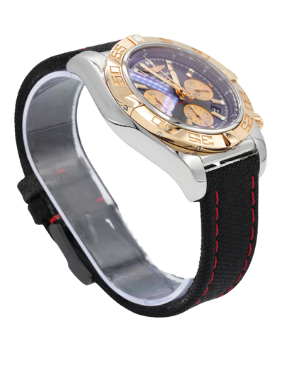 Breitling Chronomat Blue Dial on Strap Ref CB011012/B968