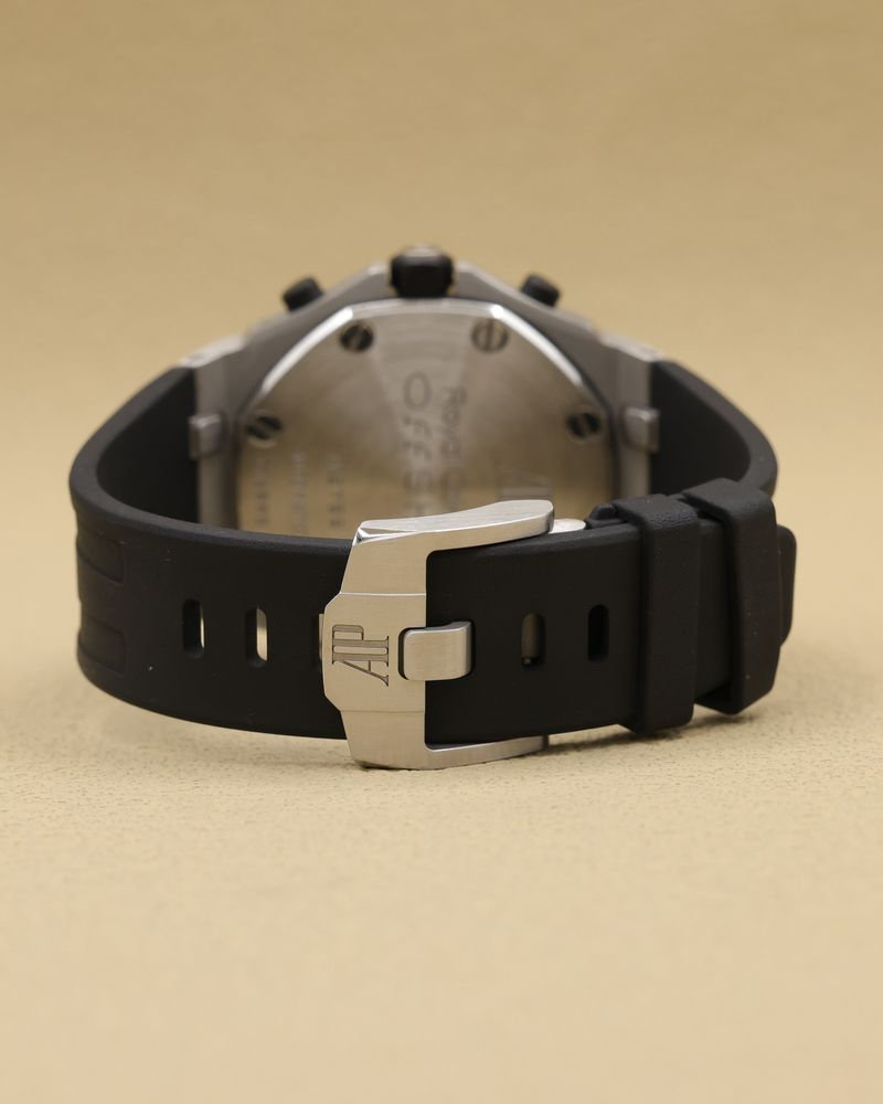 Audemars Piguet Royal Oak Offshore White Dial on Rubber Strap Ref 25940SK.OO.D002CA.02.A
