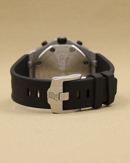 Audemars Piguet Royal Oak Offshore White Dial on Rubber Strap Ref 25940SK.OO.D002CA.02.A