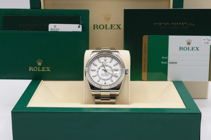Rolex SkyDweller White Dial on Oyster Ref 326934