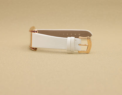 Patek Philippe Gondolo Serata Zebra Motif Dial on Calfskin, Satin Finish, Brushed White Ref 4962/200R-010