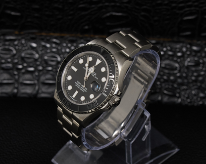 Rolex Rlx Titanium Yacht-Master 42 Black Dial on Oyster Ref 226627