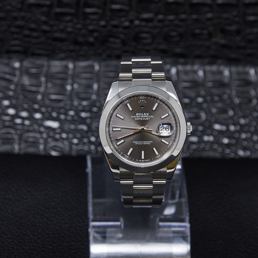 Rolex Datejust 41 Slate Dial on Oyster Ref 126300