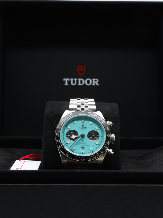 Tudor Black Bay Chrono Turquoise Dial on Stainless Steel Ref M79360N-0024