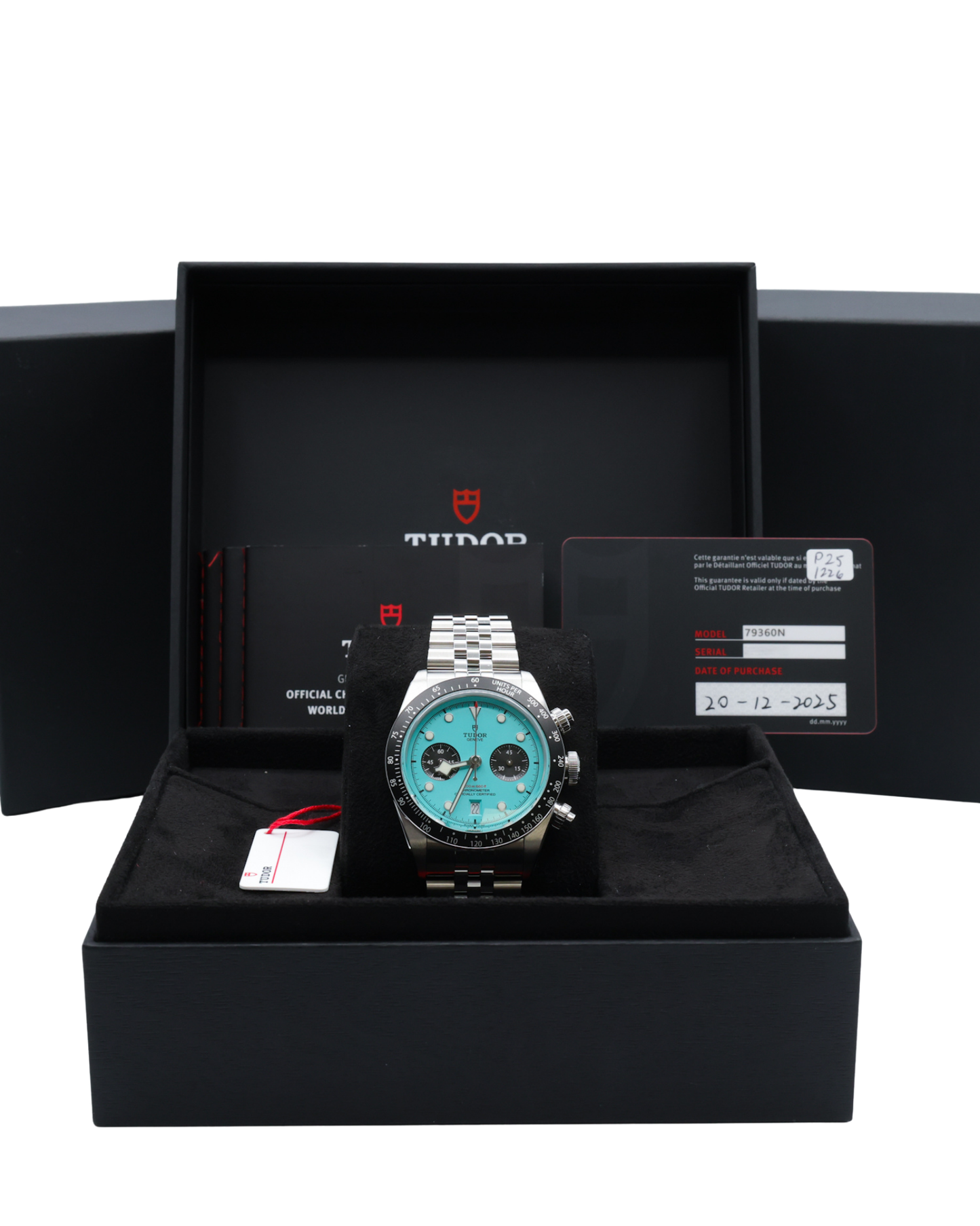Tudor Black Bay Chrono Turquoise Dial on Stainless Steel Ref M79360N-0024