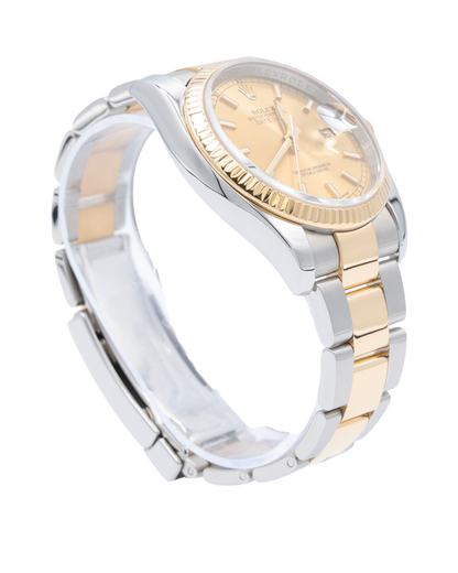 Rolex Datejust Champagne Stick Dial on Oyster Ref 116233