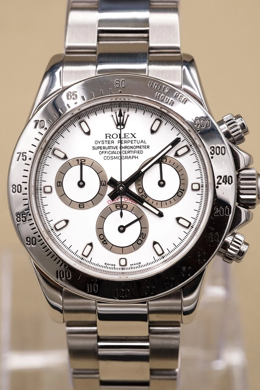 Rolex Daytona White Dial on Oyster Ref 116520