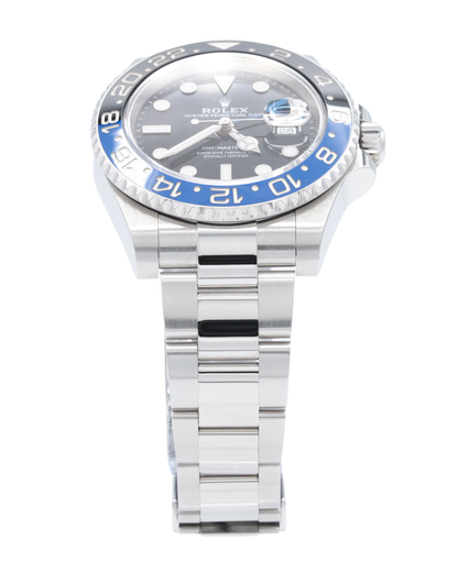 Rolex GMT-Master II Batman Black Dial on Oyster Ref 126710BLNR