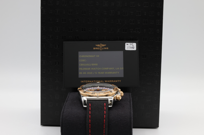 Breitling Chronomat Blue Dial on Strap Ref CB011012/B968