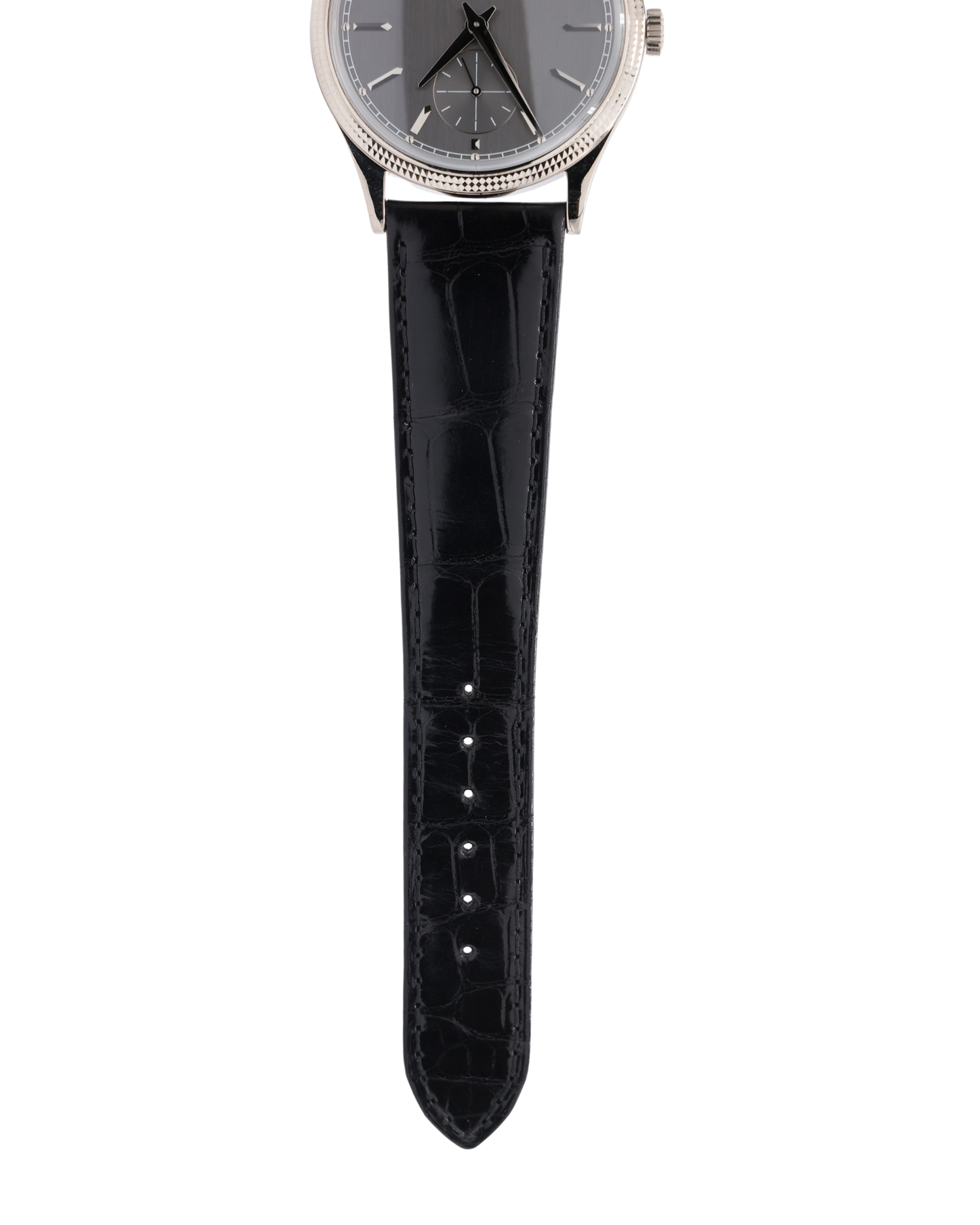 Patek Philippe Calatrava Charcoal Gray Dial on Strap Ref 6119G-001