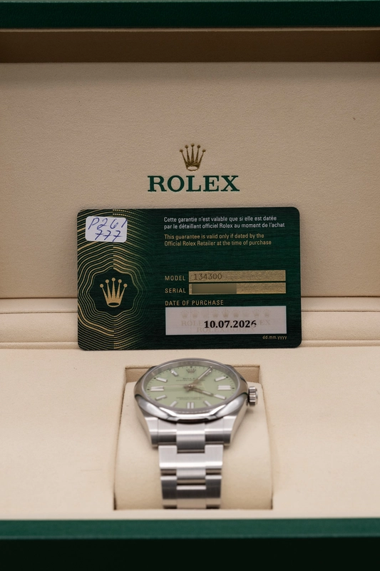Rolex Oyster Perpetual 41 Pistachio Dial on Oyster Ref. 134300