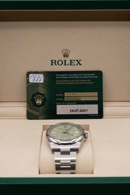 Rolex Oyster Perpetual 41 Pistachio Dial on Oyster Ref. 134300