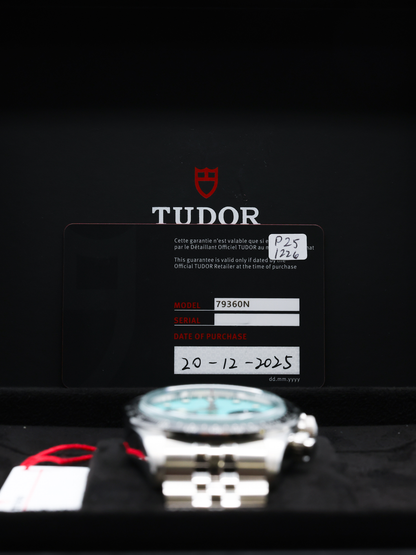 Tudor Black Bay Chrono Turquoise Dial on Stainless Steel Ref M79360N-0024