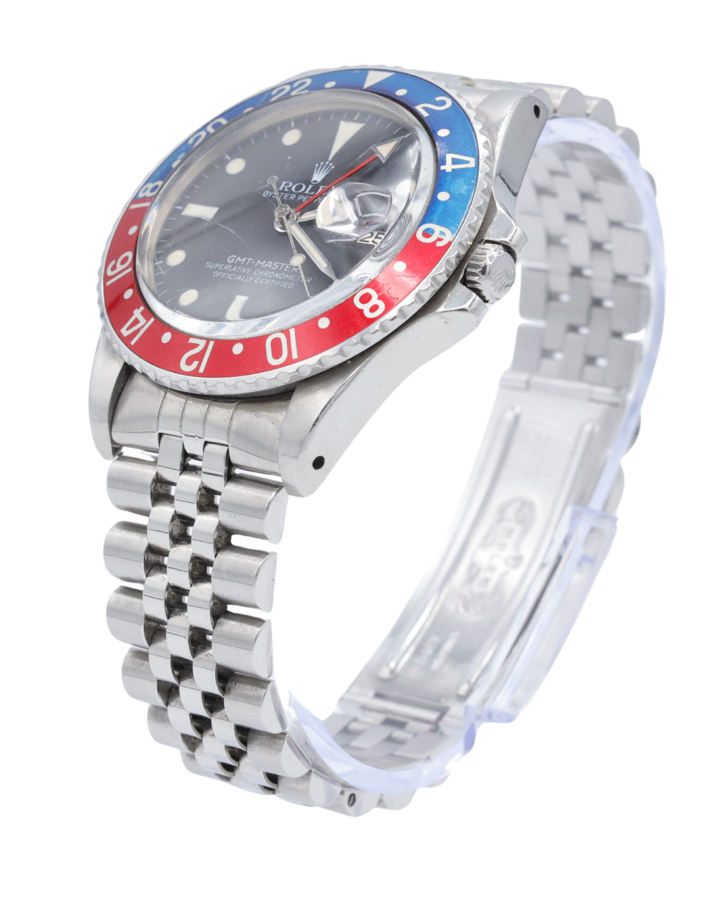 Rolex GMT-Master Vintage Black Dial on Jubilee Ref 16750