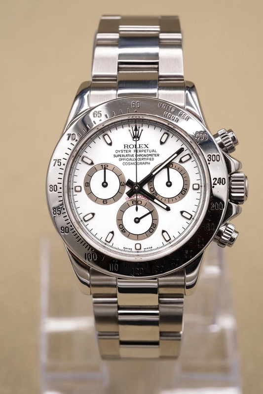 Rolex Daytona White Dial on Oyster Ref 116520