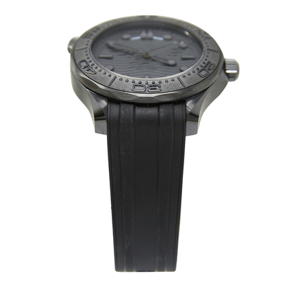 Omega Seamaster Diver 300M Black Dial on Black Rubber Strap Ref 210.92.44.20.01.003