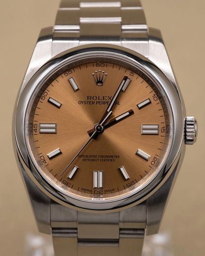 Rolex Oyster Perpetual White Grape Dial on Oyster Ref. 116000