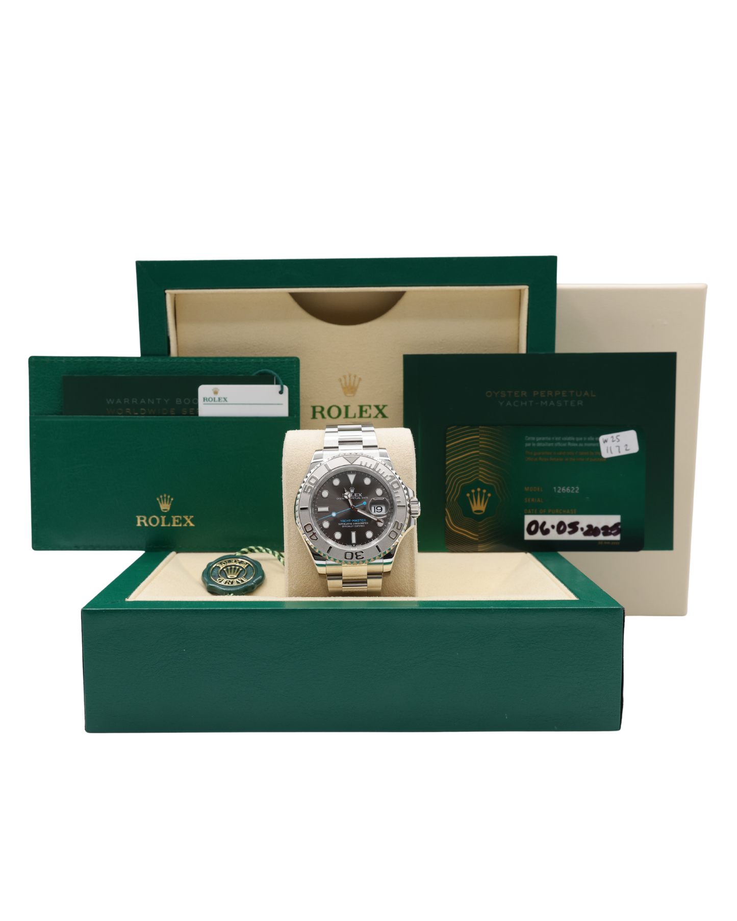 Rolex Yacht-Master Dark Rhodium Dial on Oyster Ref 126622