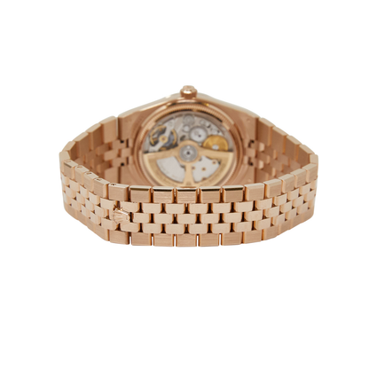 Rolex Land-Dweller 36 White Honeycomb Dial on Flat Jubilee Ref 127235