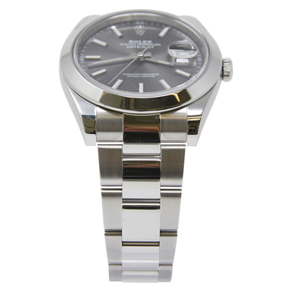Rolex Datejust 41 Slate Dial on Oyster Ref 126300