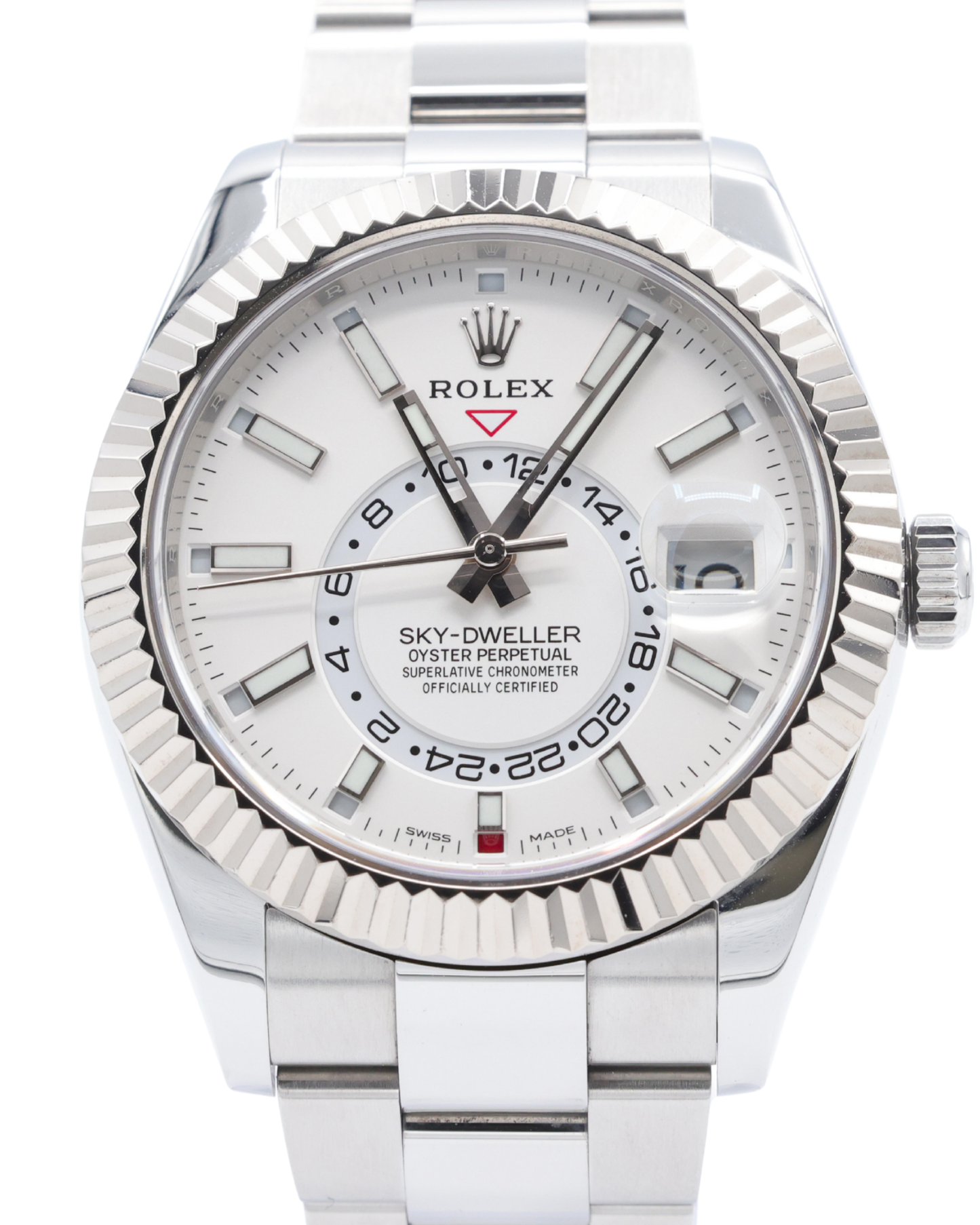 Rolex SkyDweller White Dial on Oyster Ref 326934