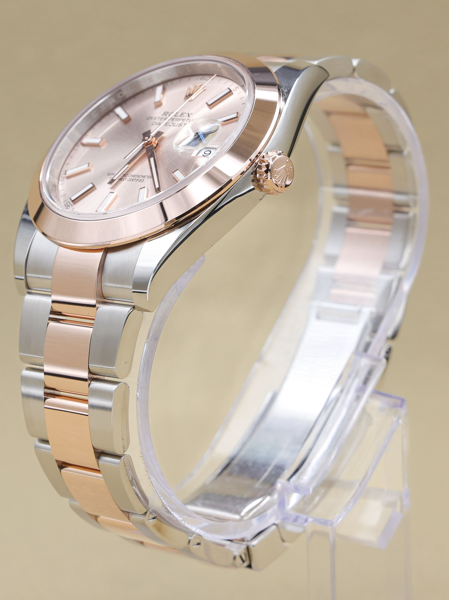 Rolex Datejust 41 Sundust Index Dial on Oyster Ref 126301