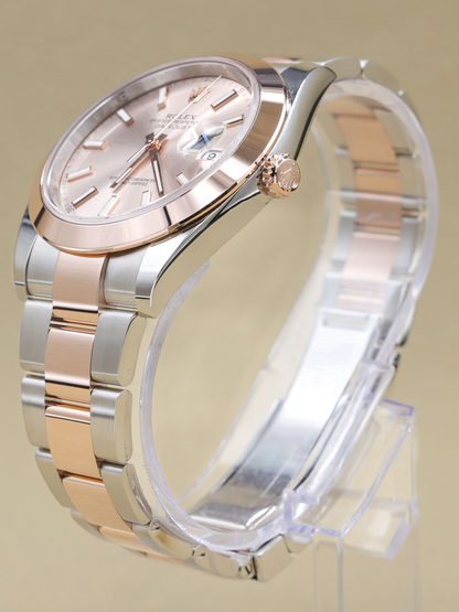 Rolex Datejust 41 Sundust Index Dial on Oyster Ref 126301